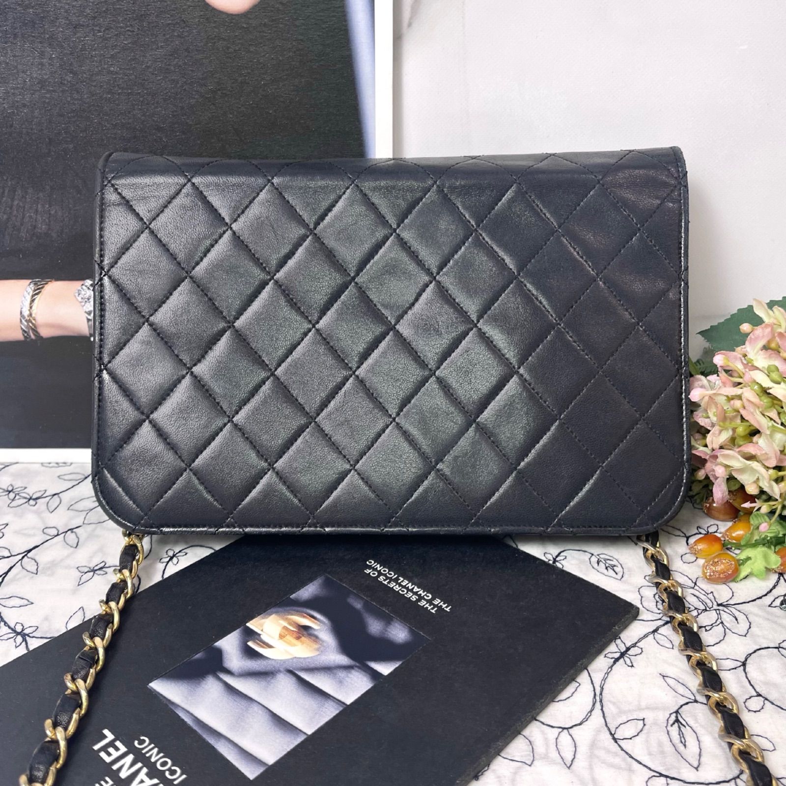CHANEL シャネル 【美品】マトラッセ フルフラップ ヴィンテージ