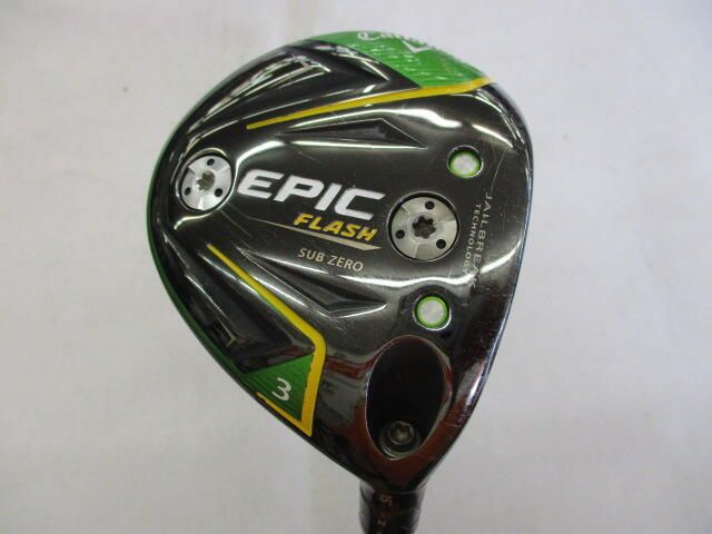 キャロウェイ　EPIC FLASH SUB ZERO　15度　Speeder EVOLUTION ５ FW 60　Sフレックス　フェアウェイウッド　中古　ゴルフドゥ！高松田村店【最短即日発送】 10,929円