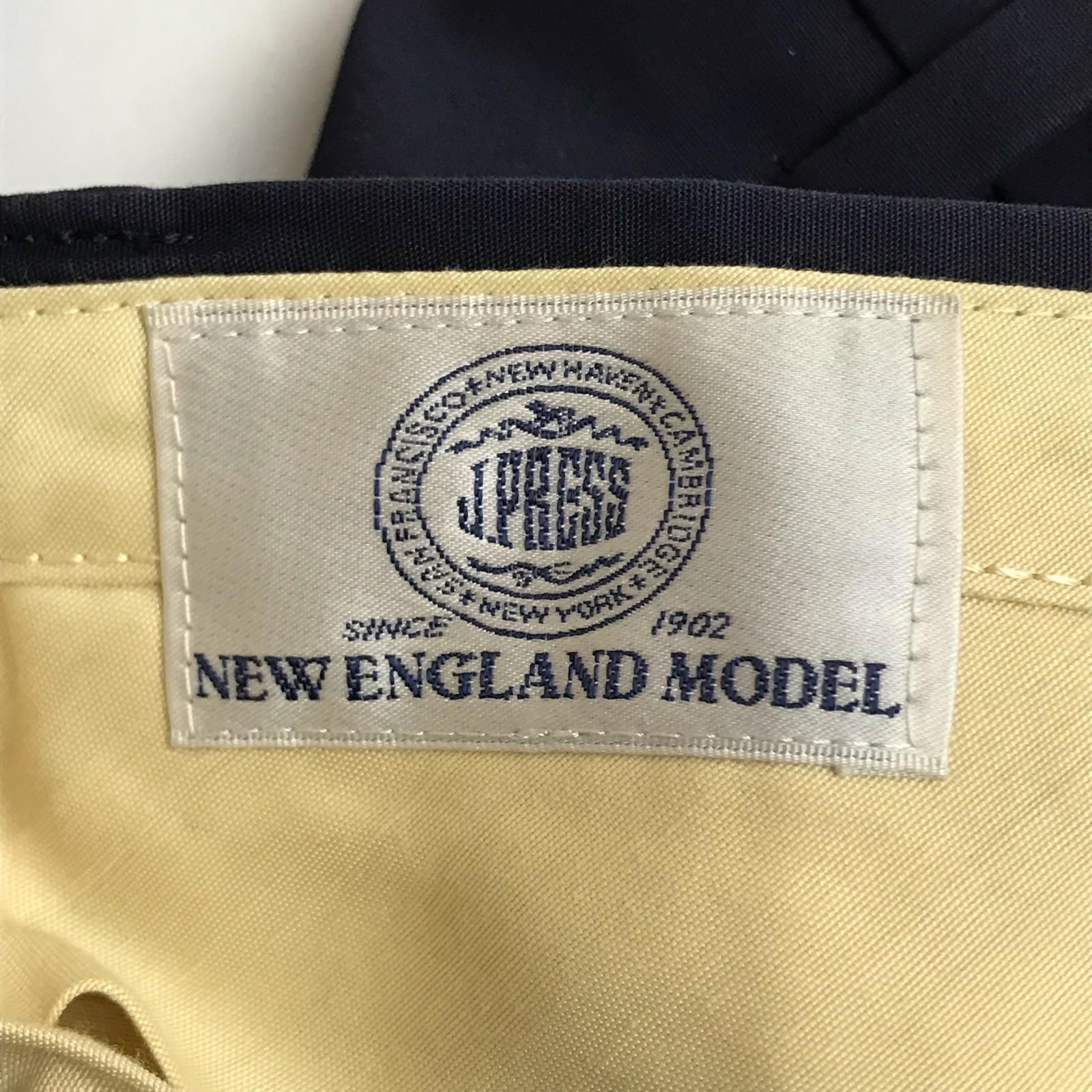 日本製★J.PRESS+NEW ENGLAND MODEL★春夏スーツ上下セットアップ【175cm/メンズL程度/ダークネイビー】紺ブレザー/シングル/Jacket/pants◆BJ189-F 日本製★J.PRESS+NEW ENGLAND MODEL★春夏スーツ上下セットアップ【175cm/メンズL程度/ダークネイビー】紺ブレザー/シングル/Jacket/pants◆BJ189-F