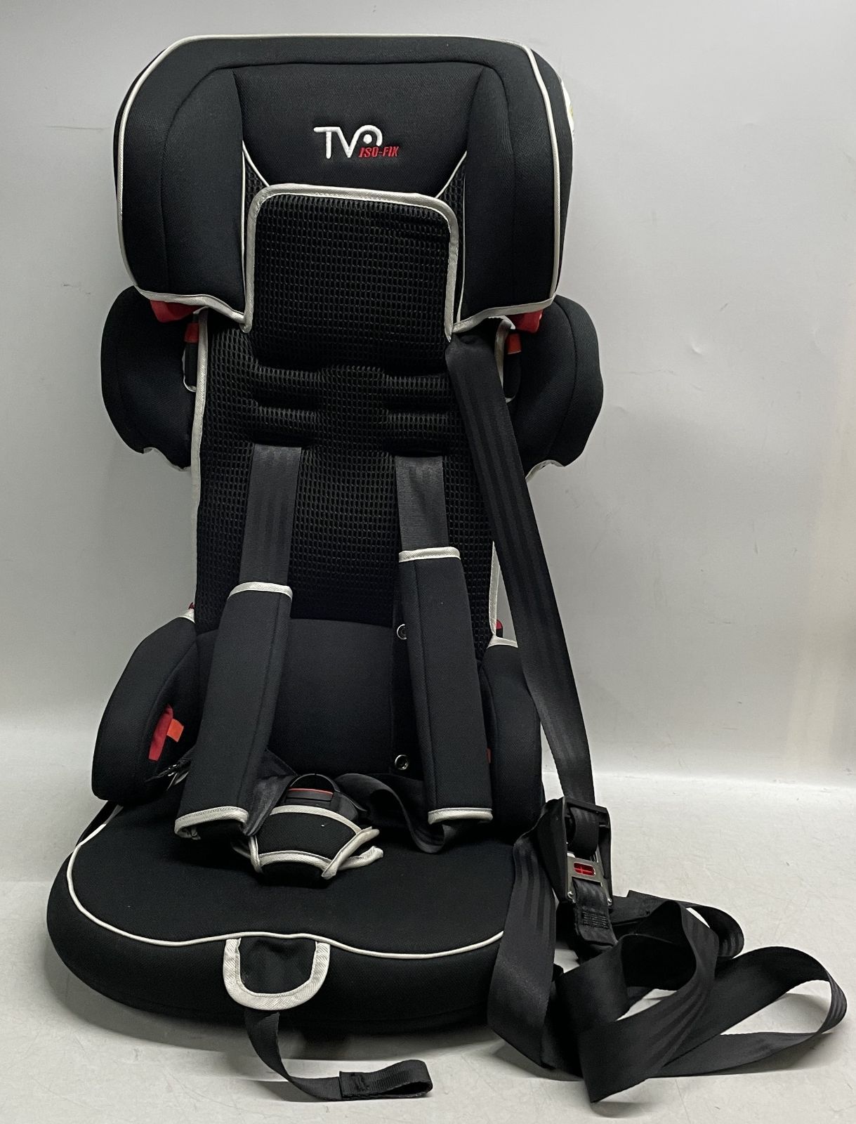 ◇ 日本育児 ISOFIX Travel Vest EC Fix【使用感あり・汚れあり】 3点式 9～18kgまで 2023年頃購入 / 中古 090106