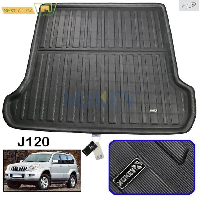 トヨタ ランドクルーザー プラド J120 2003-2009 用 トランクマット リア カーゴ トレイ ライナー フロア カーペット 2004 - 07 2008