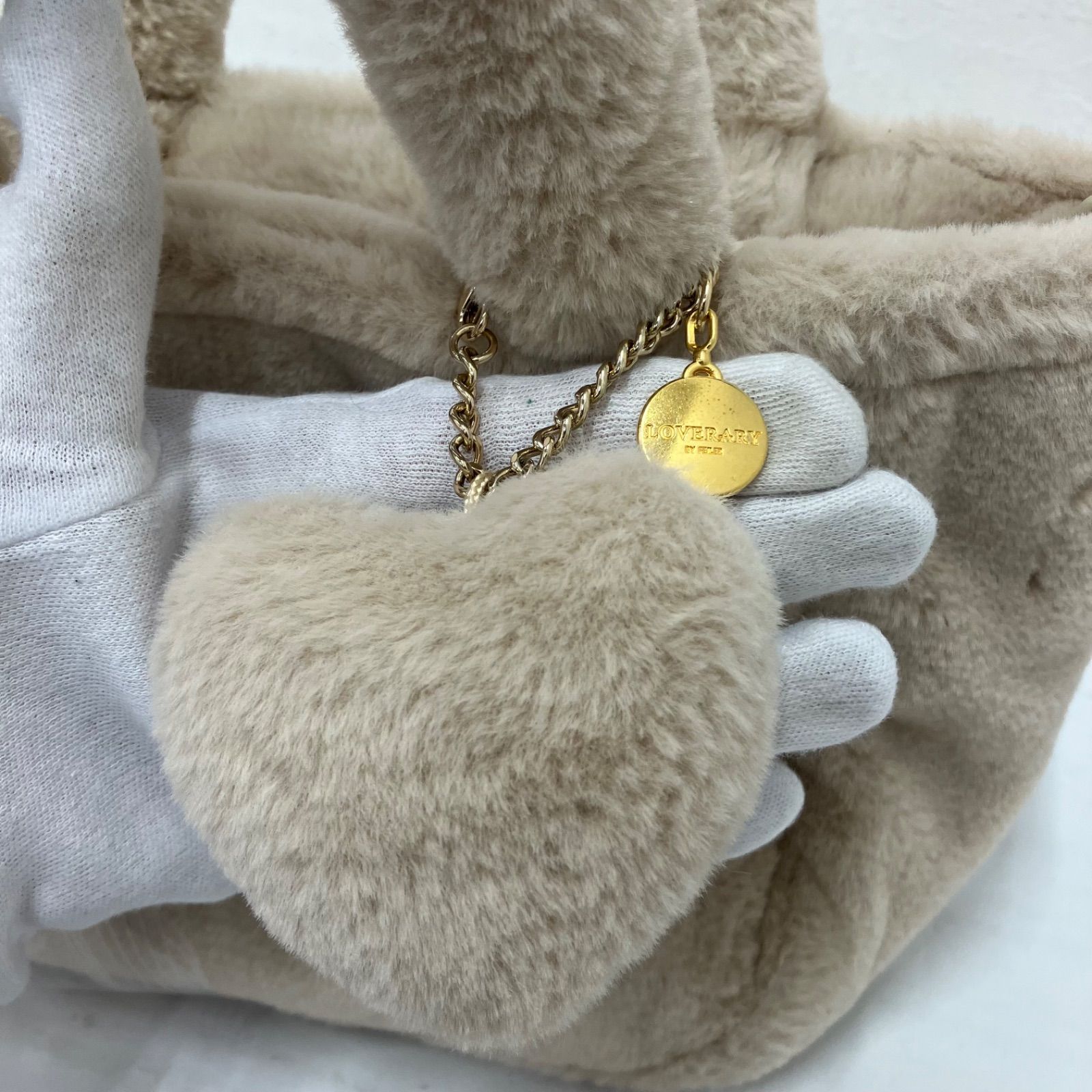 8091【良品】 FEILER フェイラー ハンドバッグ LOVERARY ラブラリー 