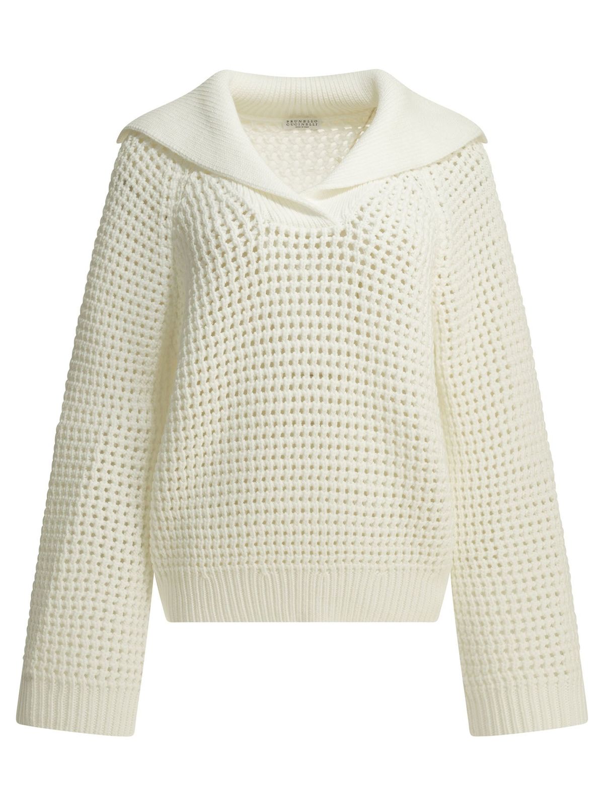 【新品・最安値】Brunello Cucinelli Cotton V-neck sweater Knitwear ブルネロクチネリ ニット・セーター 128,650円