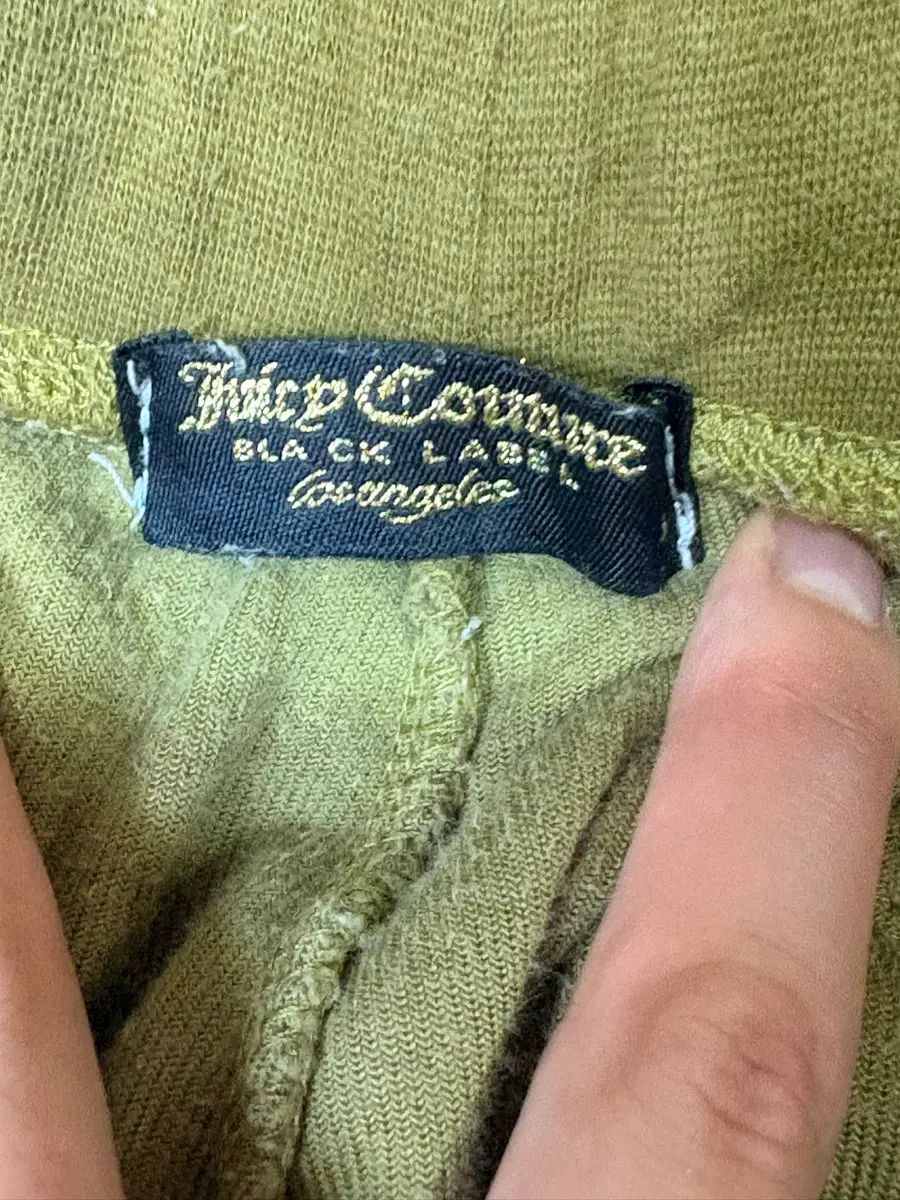 ヴィンテージ JUICY COUTURE BLACK LABEL クリスタル ベロア パンツ