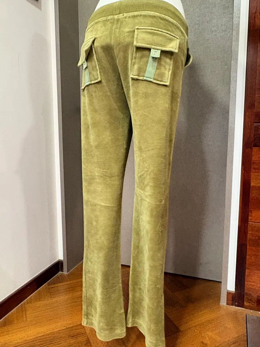 ヴィンテージ JUICY COUTURE BLACK LABEL クリスタル ベロア パンツ