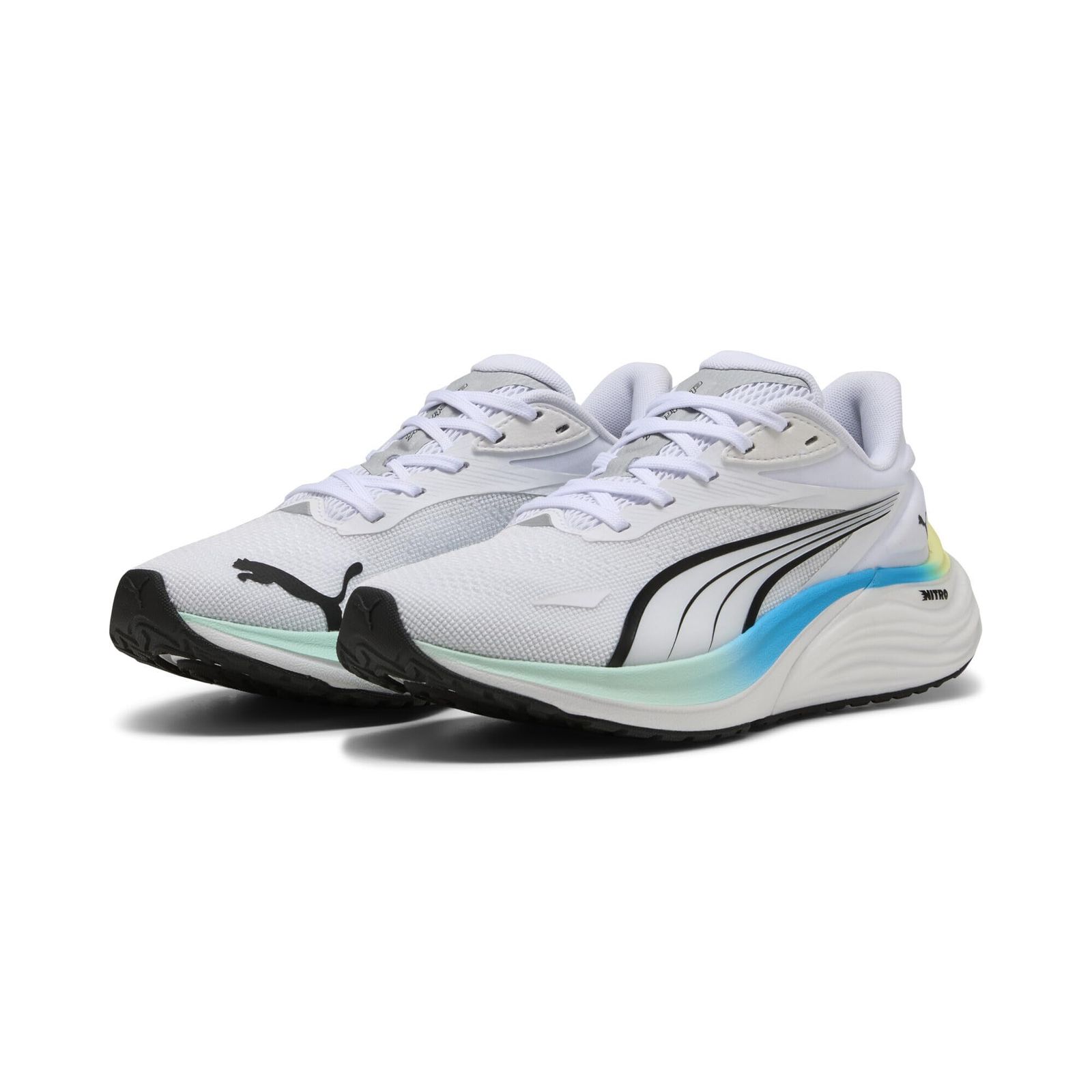 プーマ（PUMA） ランニングシューズ ジョギングシューズ エレクトリファイ ニトロ 4 ホワイト 31078813 スニーカー（ホワイト/２３．０/Lady's） [ホワイト] [23.0 cm]