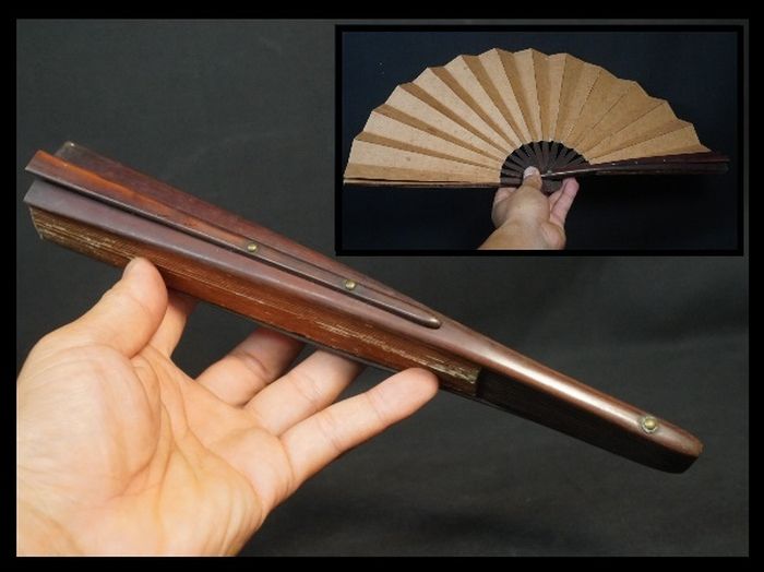 扇子　竹細工　唐物　中国美術　無地　古美術　古玩 5,920円