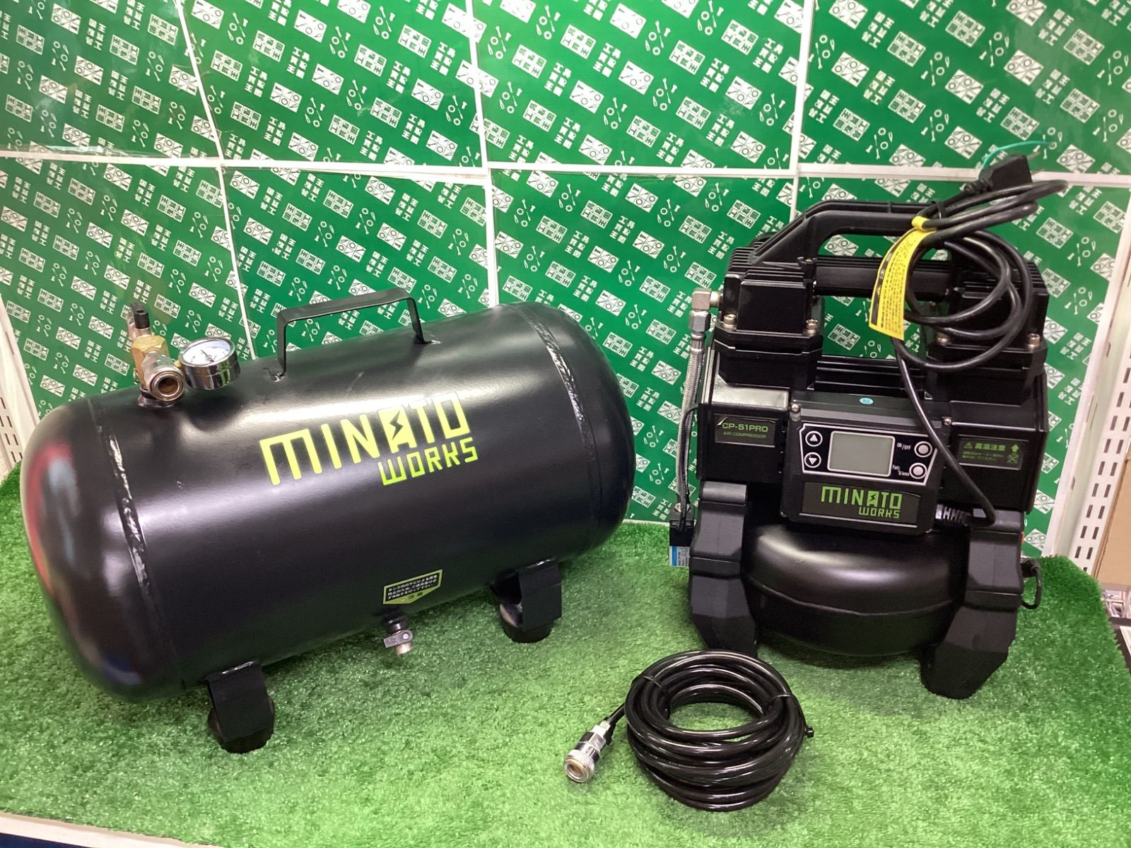 ミナト エアーコンプレッサー 静音型＆デジタル制御 CP-51PRO / ITBTAYA79RAC