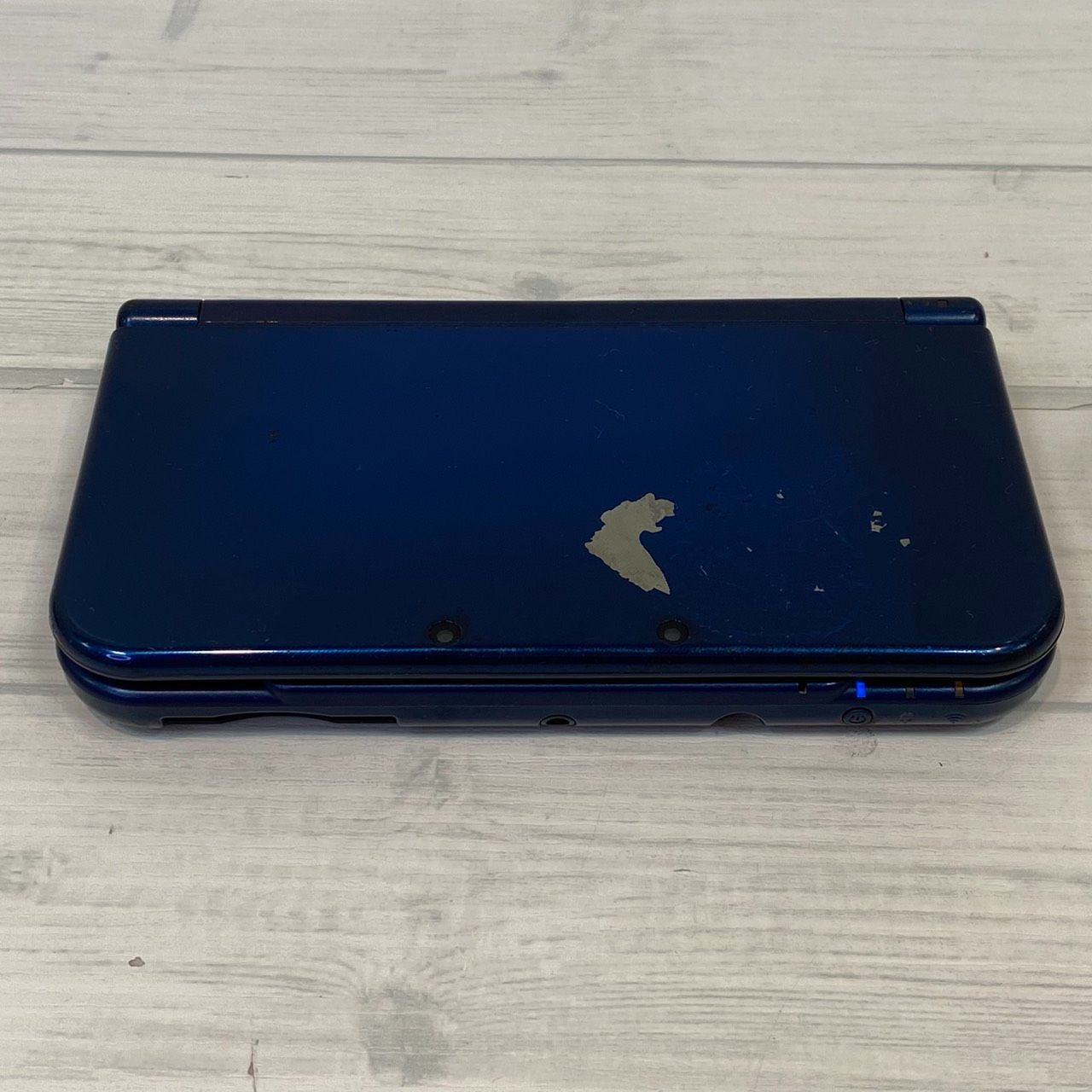 【塩】New Nintendo 3DS LL 本体 メタリックブルー 上部画面破損【25027SK】I01 7,778円