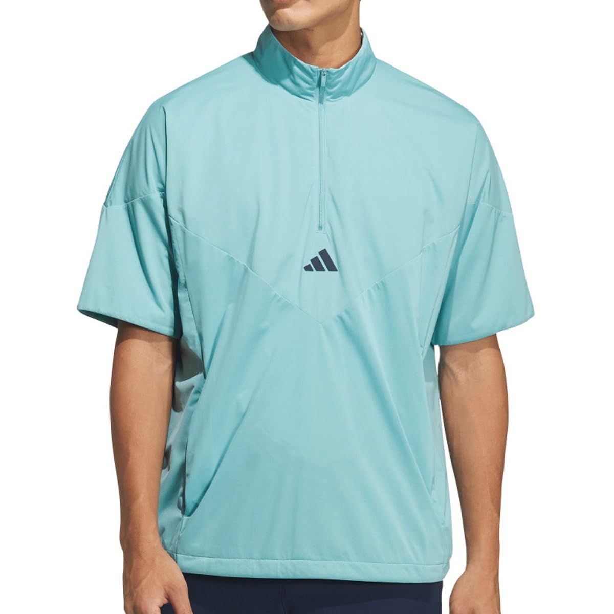 コードカオス ハーフジップ半袖ウィンド ミントトーン/カレッジネイビー J/L [ミントトーン/カレッジネイビー] [L] 7,207円