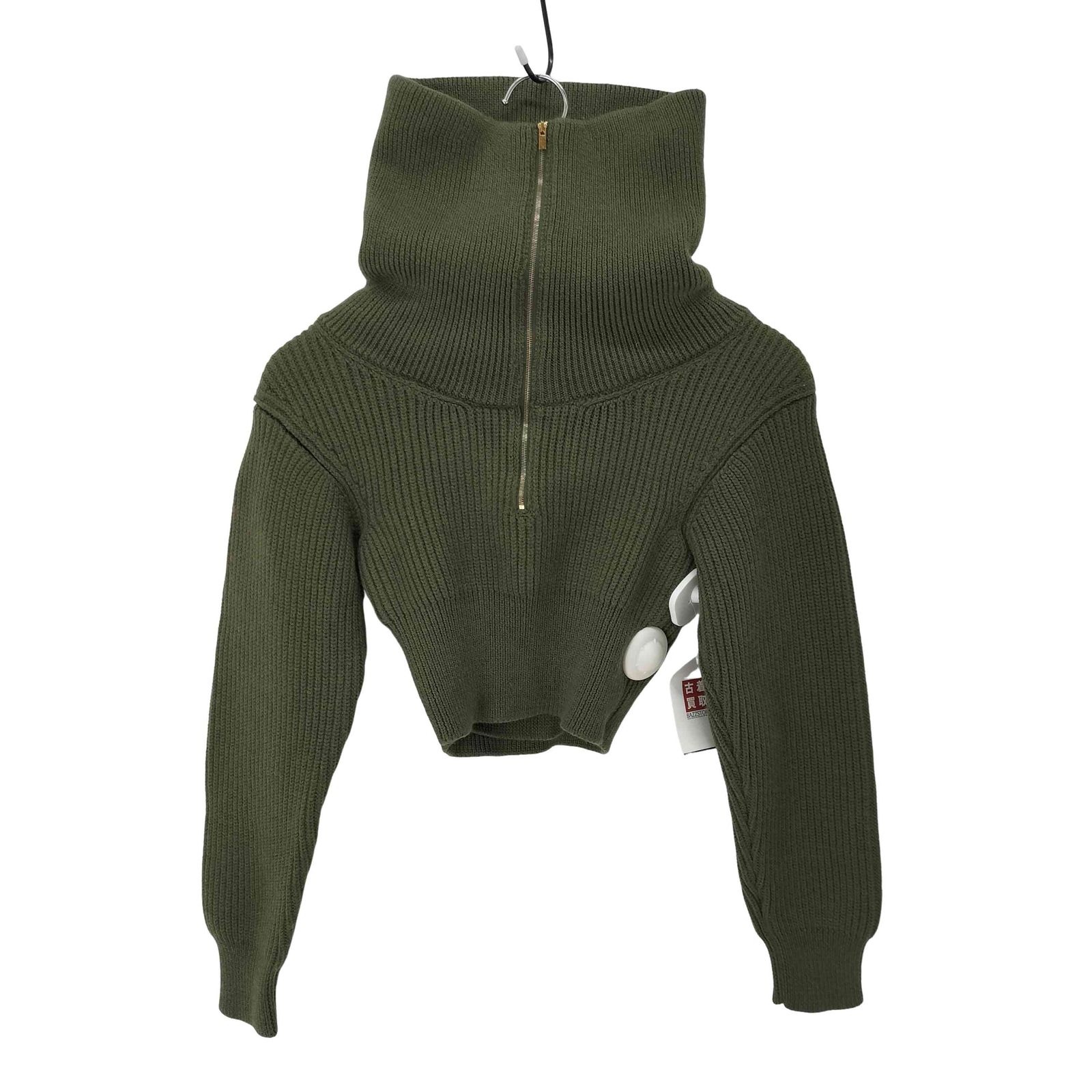 ジャックムス JACQUEMUS LA MAILLE RISOUL ハーフジップニット レディース 34