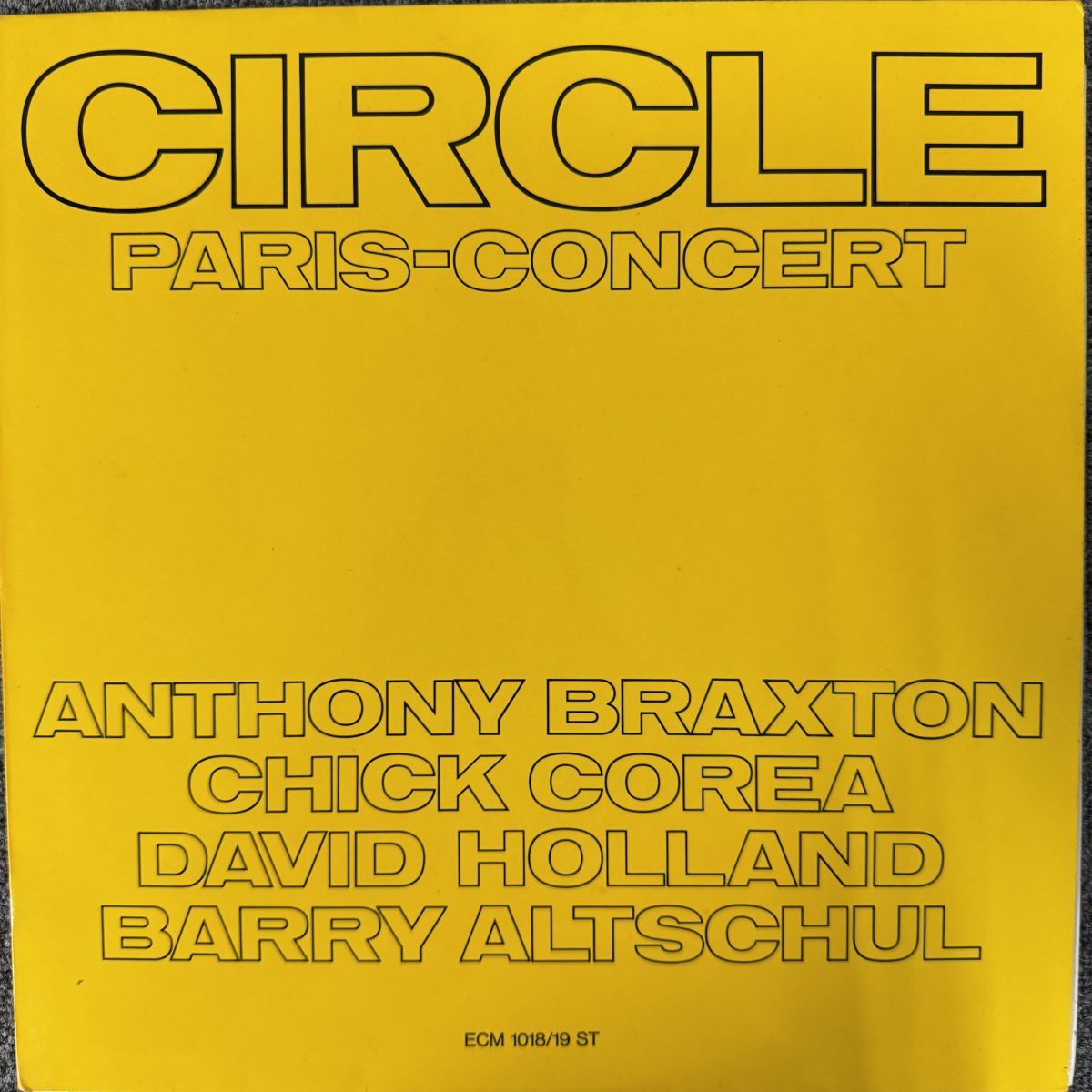 独オリジナル盤 CIRCLE / PARIS-CONCERT (ECM 1018/19 ST）2枚組レコード/record/LP