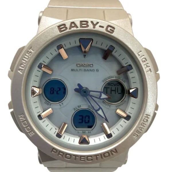 CASIO　カシオ　BABY-G　BGA-2510-4AJF　レディース 腕時計　電波 ソーラー　アナデジ ピンク　【USED-B】　かんてい局宜野湾愛知店　g3100224927900014