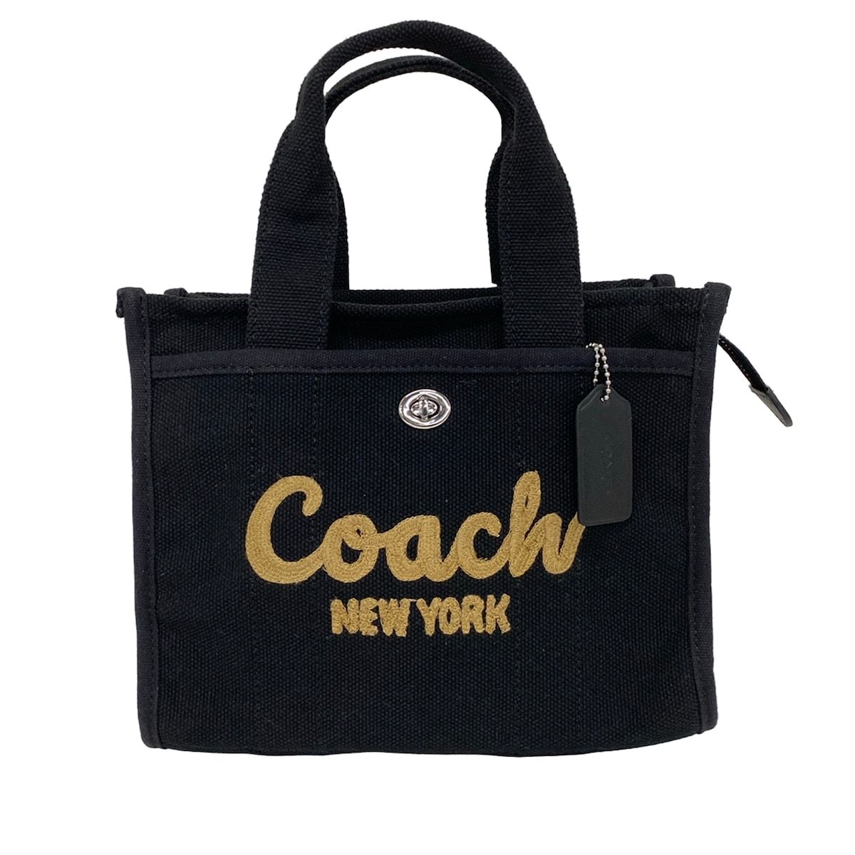 COACH(コーチ) ハンドバッグ - CP164 黒×ライトブラウン