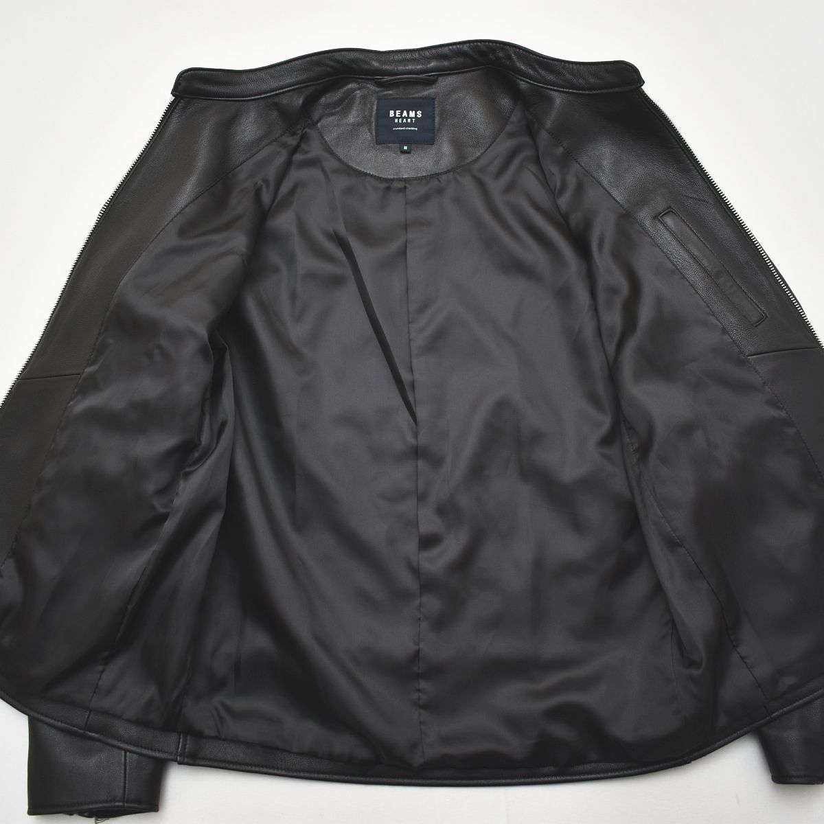 本革】 ビームス ハート BEAMS HEART 羊革 ラム レザー シングル