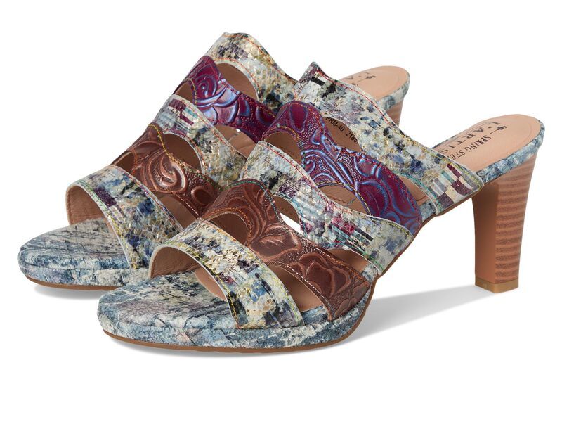 スプリングステップ レディース シューズ ヒール Lartiste By Spring Step Aurielle Purple Multi パープル