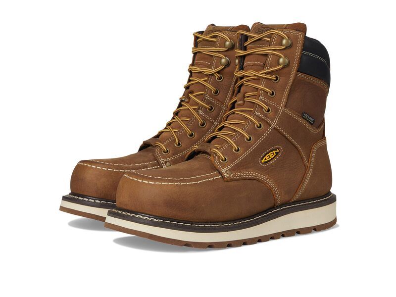 キーン メンズ シューズ ブーツ・レインブーツ Keen Utility Cincinnati 8 Waterproof Comp Toe BelgianSandshe