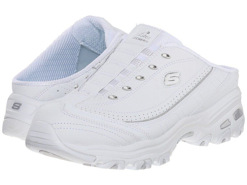 スケッチャーズ レディース シューズ スニーカー Skechers DLites Bright Sky White ホワイト