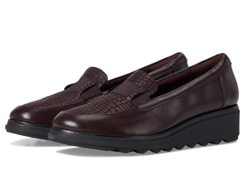 クラークス レディース シューズ スリッポン・ローファー Clarksharon Pace Merlot Leather 14,615円