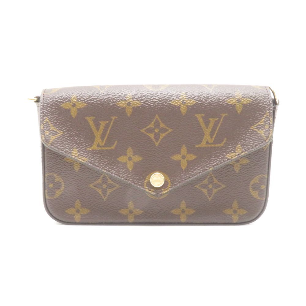 LOUIS VUITTON ルイ・ヴィトン ミュルティ・ポシェット・フェリシー モノグラム カーキ M80091 ショルダーバッグ モノグラムキャンバス カーキ レディース【中古】431