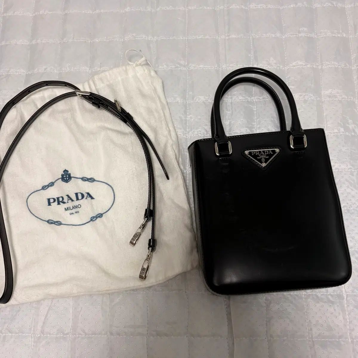 PRADA プラダ ブラッシュド トゥー トート クロスバック