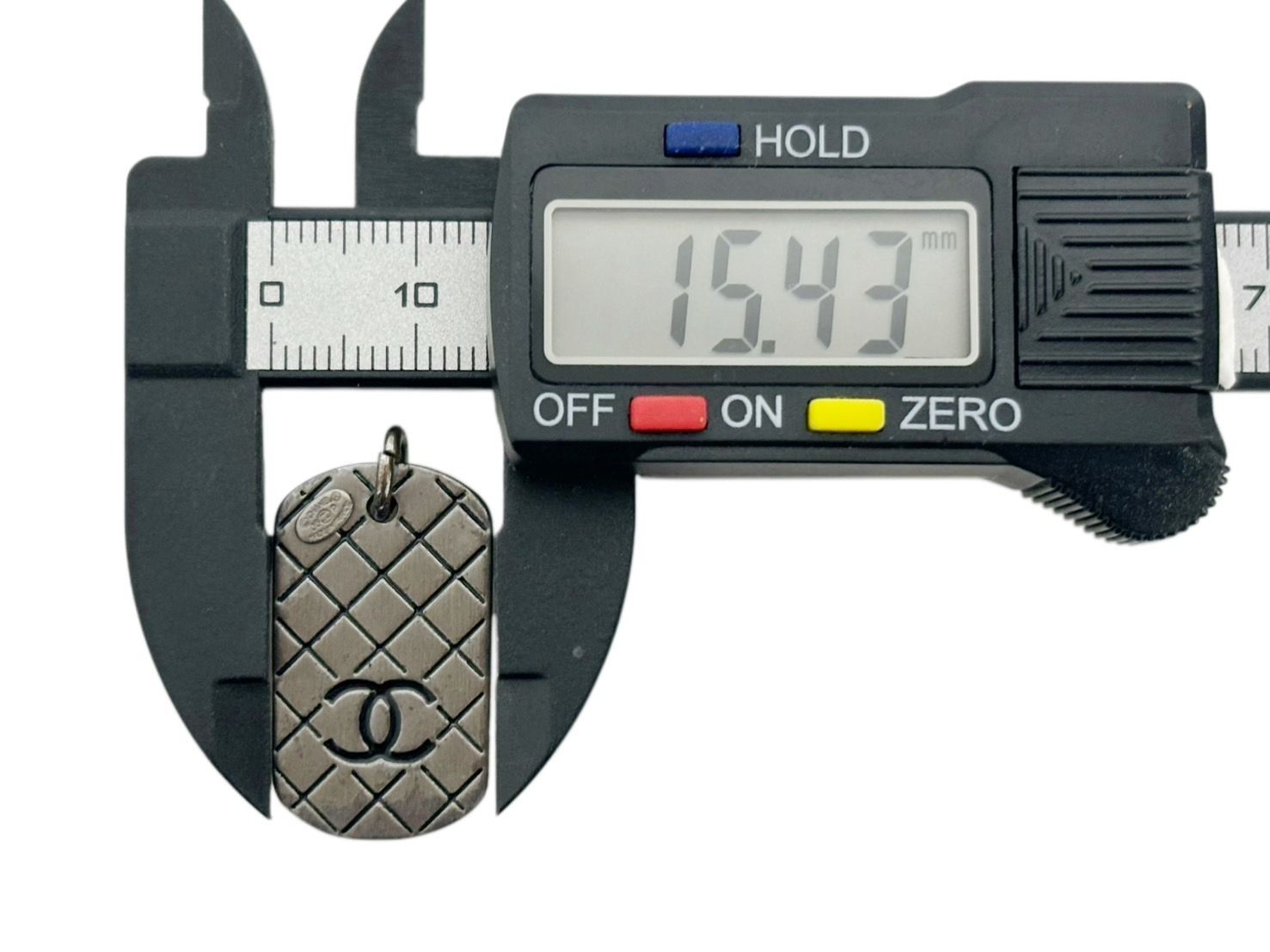 シャネル マトラッセ ココマーク ドッグタグ ペンダントトップ CHANEL ヴィンテージ ネックレスヘッド HS260831