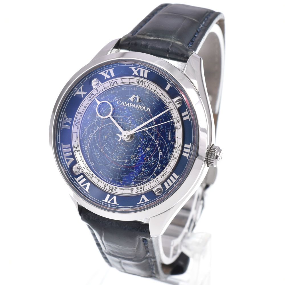 シチズン CITIZEN 4394-T025731 カンパノラ コスモサイン ブルー クォーツ メンズ 腕時計 G#149906