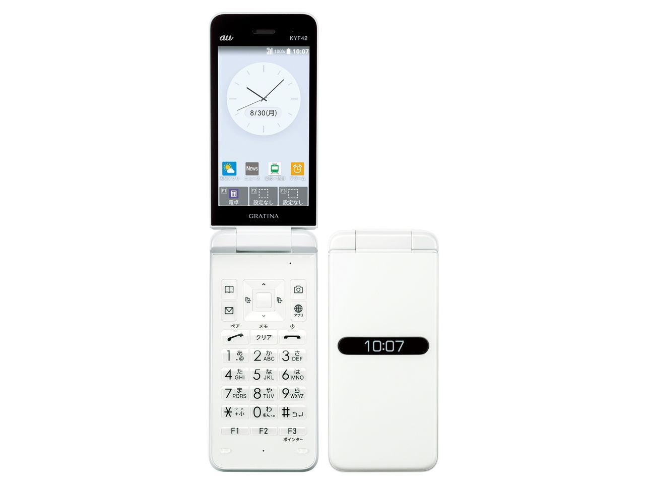 KYF42 ホワイト　美品 美品】KYOCERA GRATINA KYF42 ホワイト au - メルカリ