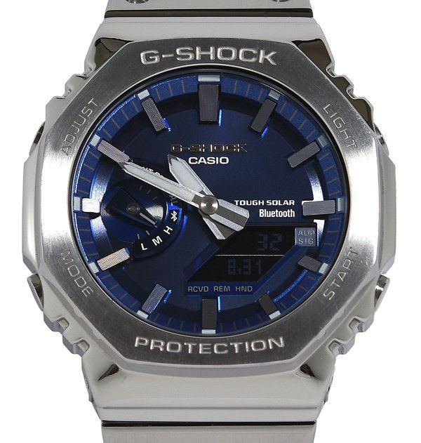 箱保付 良品 CASIO カシオ G-SHOCK ジーショック GM-B2100AD-2AJF フルメタルモデル タフソーラー メンズ