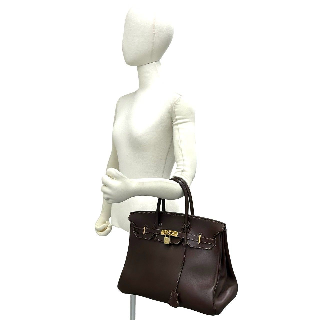 極 美品 袋 鍵付き 〇Z 刻印 HERMES エルメス バーキン 35 ヴォー