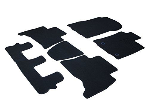 H★カーマット フロアマット 国内生産 (トヨタ ランドクルーザープラド 150系) < 後期モデル / 7人乗り用 > ブラック 滑り止め形状 ずれにくい 車用 マット (車用品専門店)