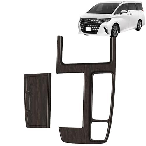 H★適用新型 アルファード40系 ヴェルファイア 40系 カスタム アクセサリー パーツ シフトパネルカバー ガーニッシュ ギアシフトパネルカバー 車種専用 室内装 用品 グッズ 保護 パーツ 艶消木目調ブラウン 8,112円