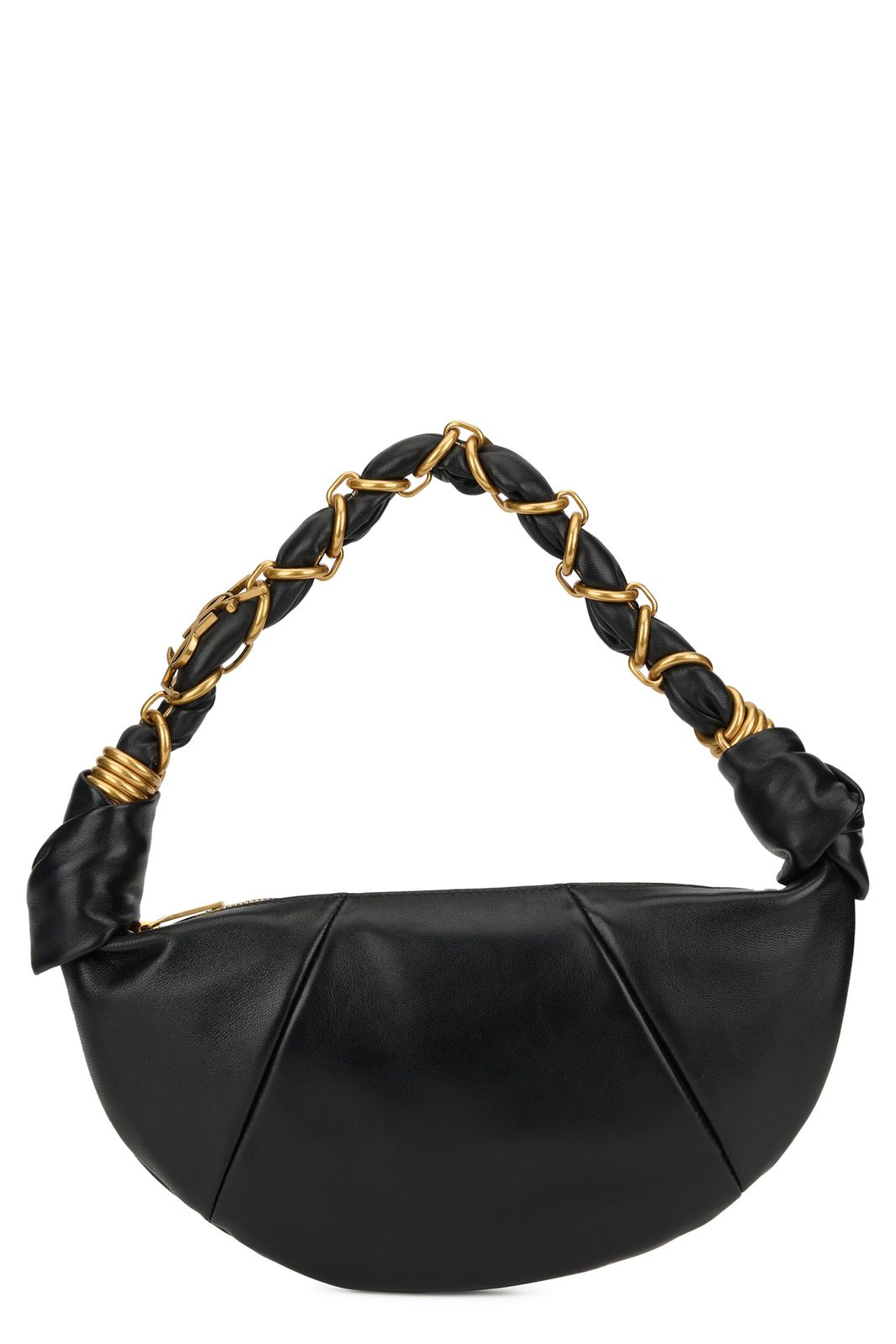 【新品・最安値】Saint Laurent Semi-Circular Bag with Braided Handle ハンドバッグ TU 215,400円