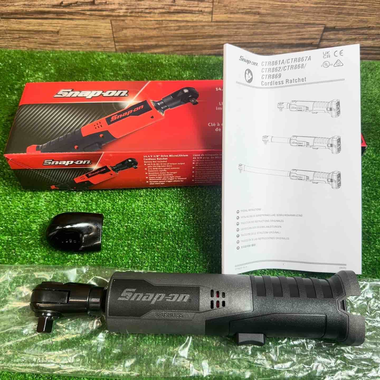 スナップオン/Snap-on 3/8sq コードレスラチェットレンチ CTR861KAGMDB ガンメタ 本体のみ【桶川店】