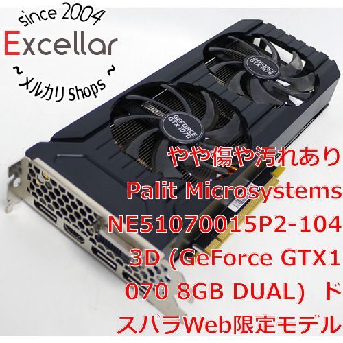 [bn:9] PALIT　GTX1070 8GB DUAL　NE51070015P2-1043D　PCIExp 8GB 12,410円