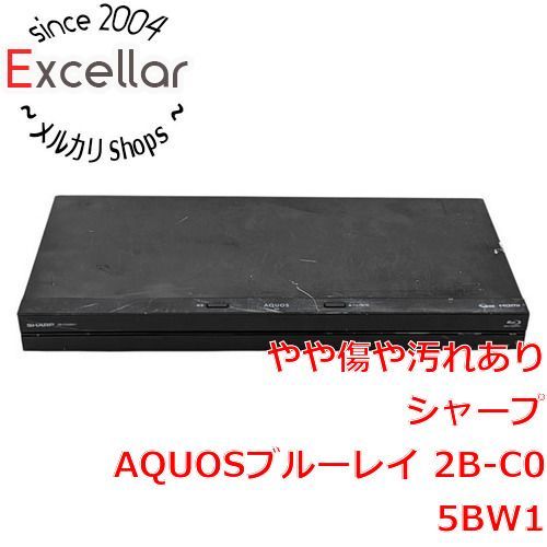[bn:17] SHARP　AQUOS ブルーレイディスクレコーダー 500GB　2B-C05BW1　リモコンなし　本体いたみ