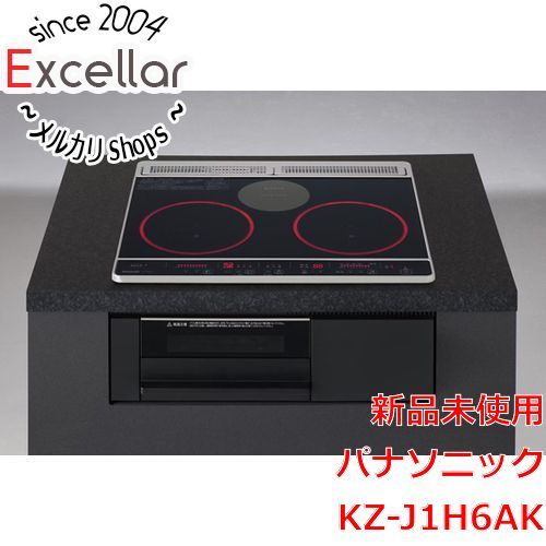 [bn:5] Panasonic　ビルトインIHクッキングヒーター　KZ-J1H6AK　ブラック/ブラック