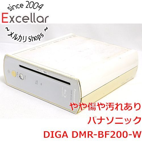 [bn:0] Panasonic　ブルーレイディスクレコーダー DMR-BF200-W　縦置きスタンド・リモコンなし・本体いたみ