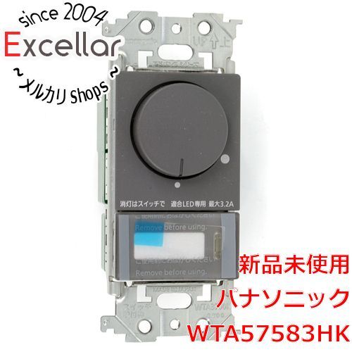 [bn:4] Panasonic　LED埋込逆位相調光スイッチC　WTA57583HK　マットグレー