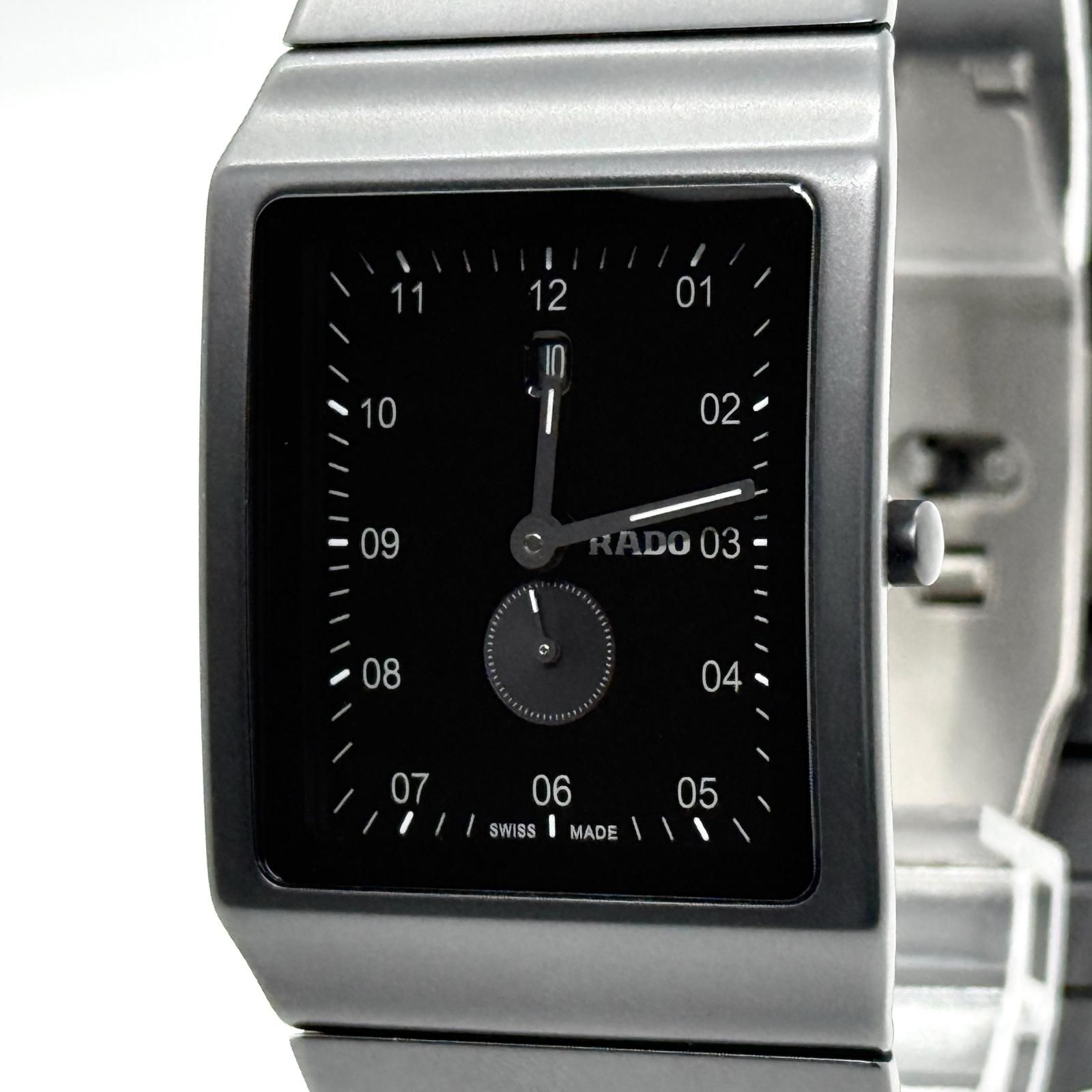 RADO ラドー セラミカ R21706162 ブラック QZ ユニセックス 腕時計