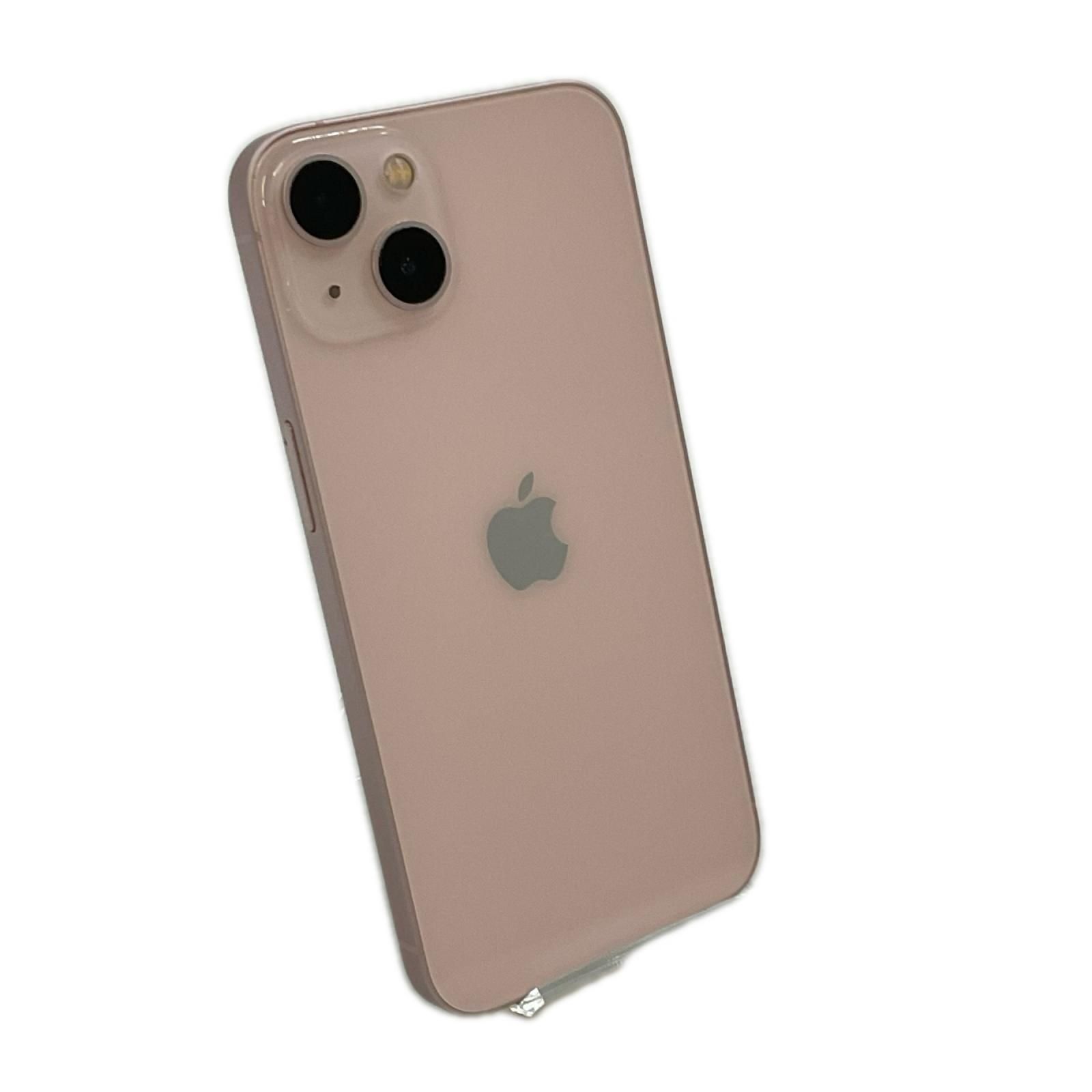 【全額返金保証】【最速発送】 iPhone 13 128GB ピンク au SIMフリー 白ロム 美品 動作確認済 81%