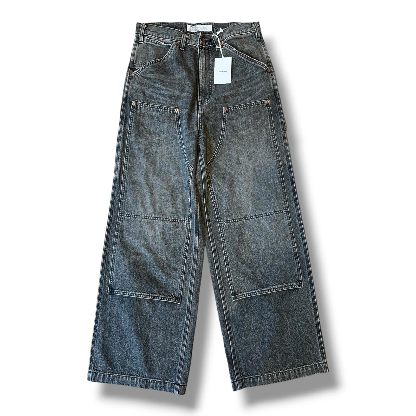 参考上代55000円 未使用 DAIRIKU 25AW ヴィンテージペインターデニムパンツ ジーンズ ダイリク 25AW D15 ブラック S （2988MG） 20,850円