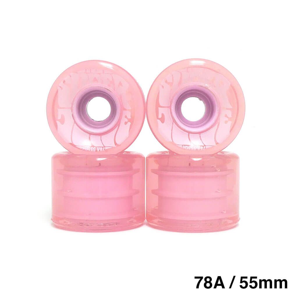 OJ WHEEL オージェー ソフトウィール（クルーザー）MINI SUPER JUICE（78A）BUBBLE GUM TRANSPARENT ピンク 55mm　スケートボード スケボー 6,391円