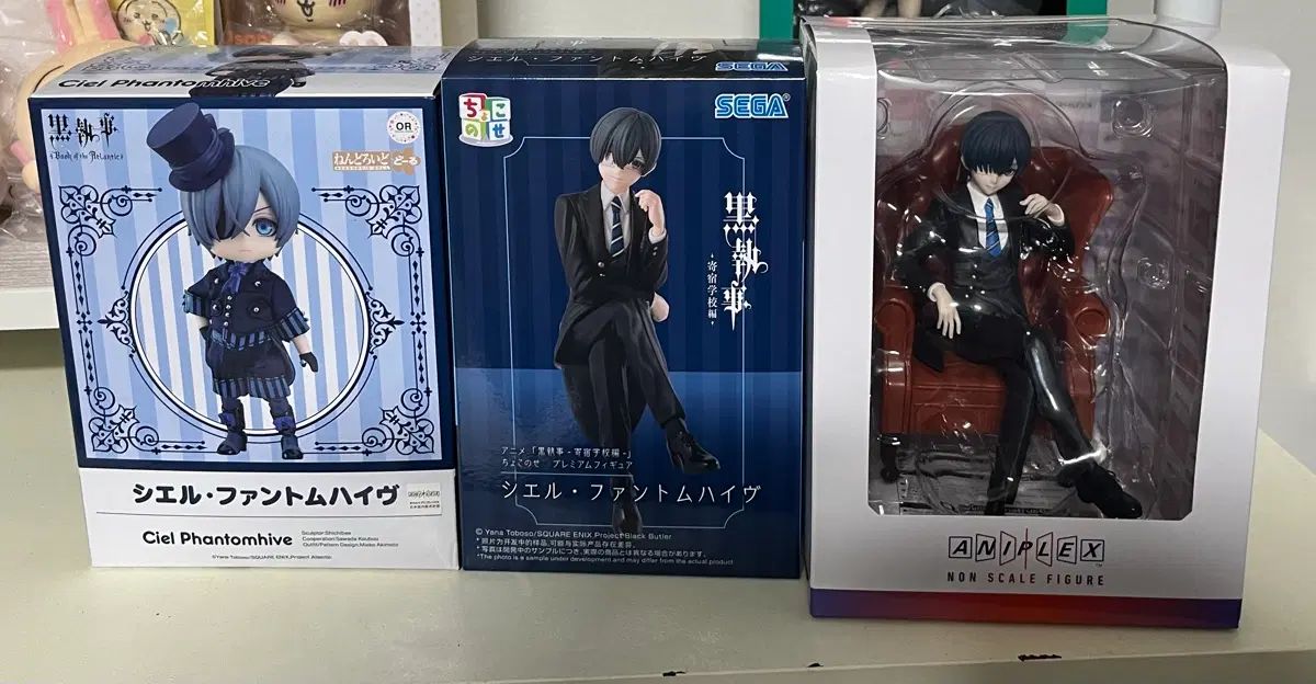黒執事 シエル FANTOM HYBE フィギュア 3種 まとめ 27,093円