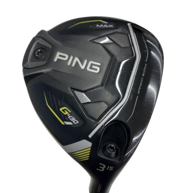 【中古】 ピン G430 MAX 3W フェアウェイウッド FW ALTA J CB BLACK(FW) (フレックスS) メンズ 男性用 右利き 右用 Cランク ゴルフクラブ