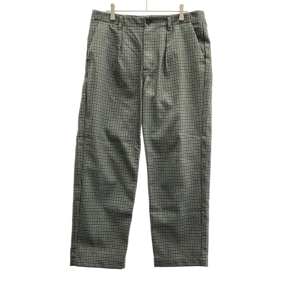 STILL BY HAND スティルバイハンド チェック ウールライクテーパードパンツ PT0793 グレー系 46 7,215円