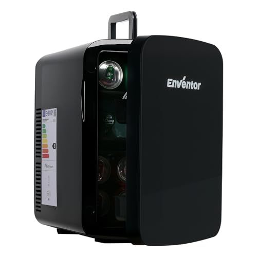 ☆新品☆ENVENTOR 冷蔵庫 小型 15L ミニ冷蔵庫 冷温庫 保冷・保温 AC/DC電源 車載対応 ブラック