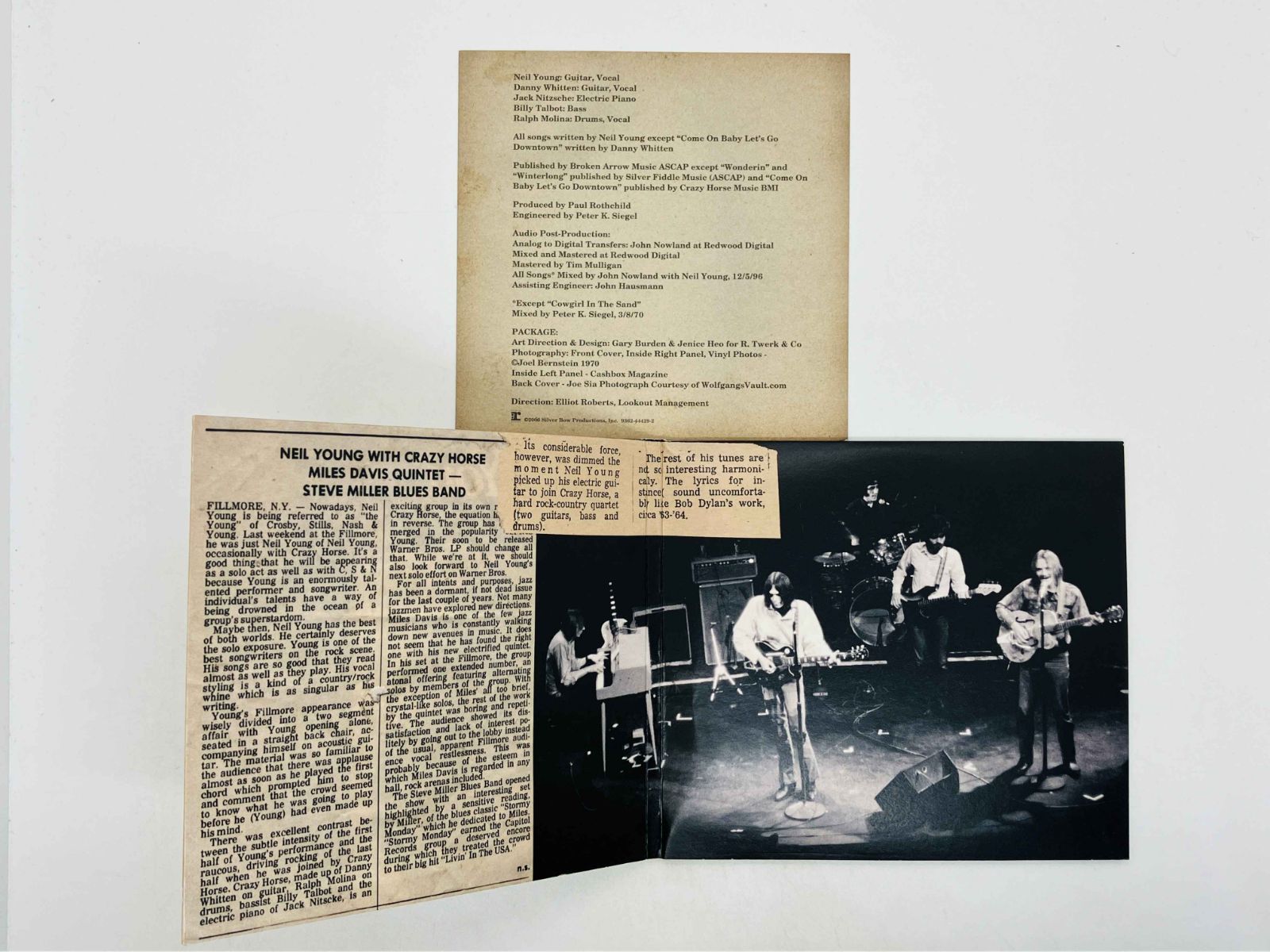 CD NEIL YOUNG & CRAZY HORSE / LIVE AT THE FILLMORE EAST MARCH 6