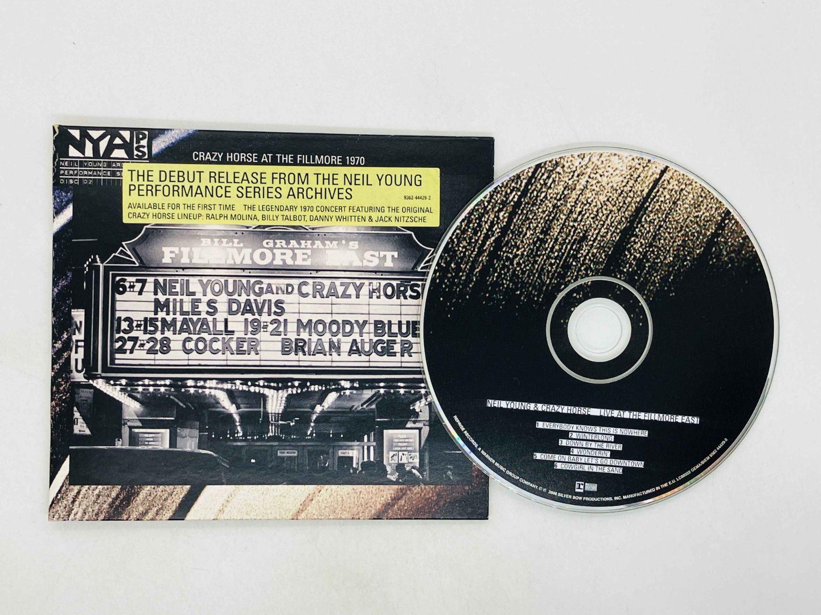 CD NEIL YOUNG & CRAZY HORSE / LIVE AT THE FILLMORE EAST MARCH 6