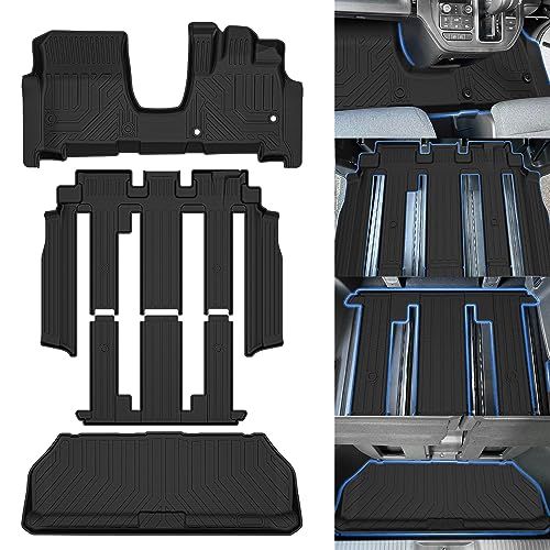 Jiooy?ホンダ 新型 ステップワゴン RP6/7/8 フロアマット+セカンドマット+ラゲッジマット 4枚セット ハイブリッド車専用送料無料